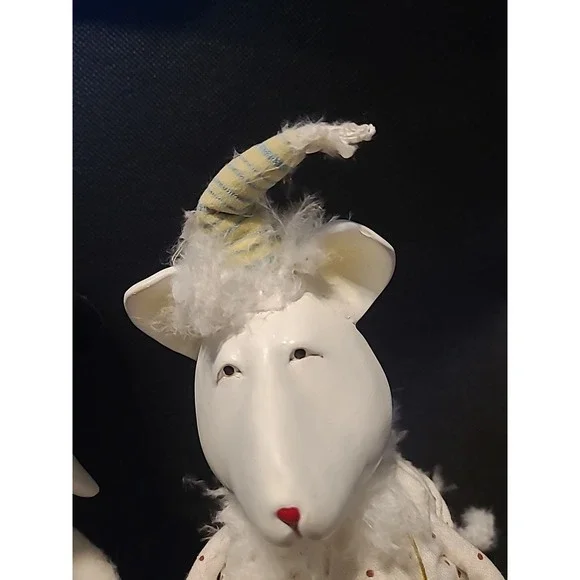 Dept 56 Patience Brewster Krinkles Male and Female Snow Dog 14" Figure 2005 Rare - Picture 5 of 12